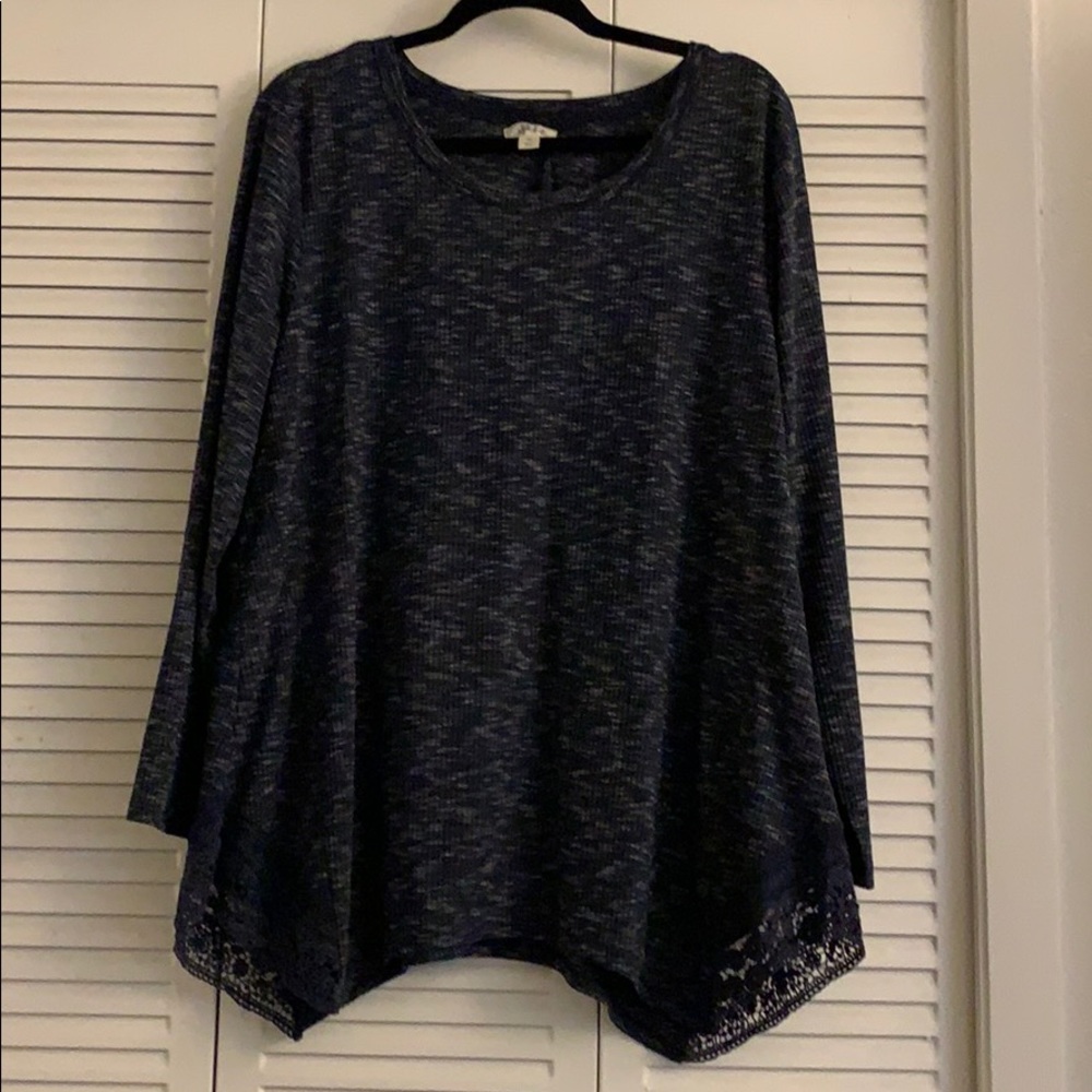 Style and co navy top